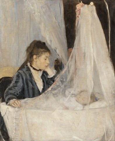 The Cradle - Large Art Prints by Berthe Morisot