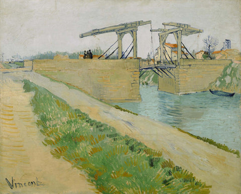 The Langlois Bridge by Vincent Van Gogh