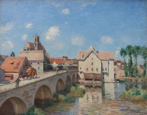 The Moret Bridge in the Sunlight - Life Size Posters by Alfred Sisley