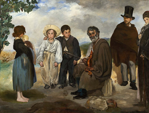 The Old Musician - Large Art Prints by Édouard Manet