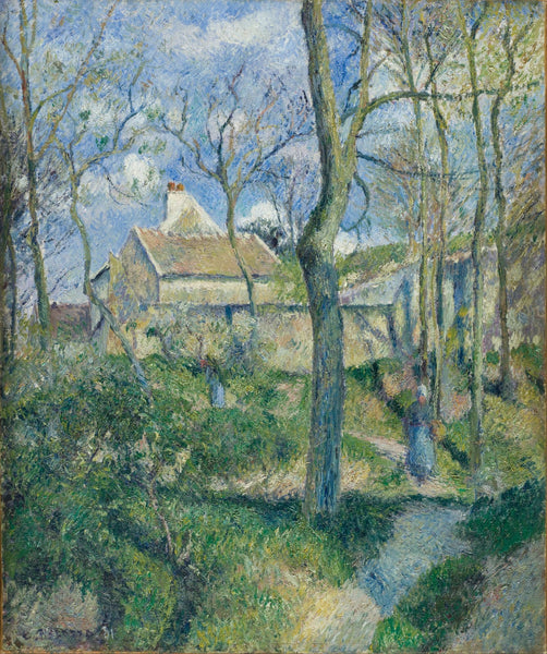 The Path to Les Pouilleux, Pontoise - Canvas Prints