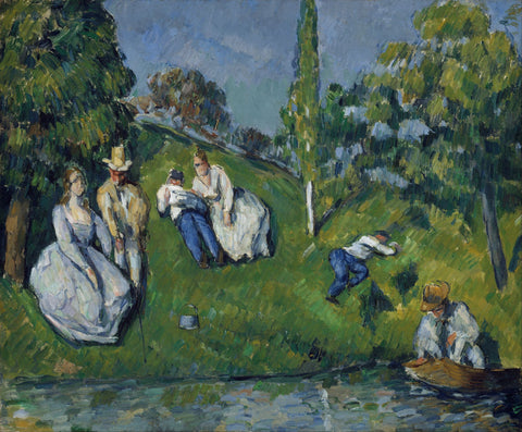 The Pond - Canvas Prints by Paul Cézanne
