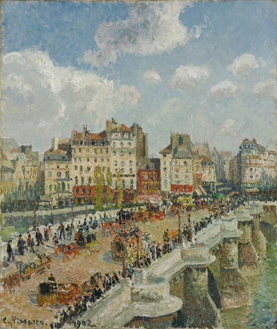 The Pont-Neuf - Large Art Prints by Camille Pissarro