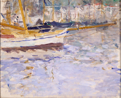 The Port of Nice - Framed Prints by Berthe Morisot