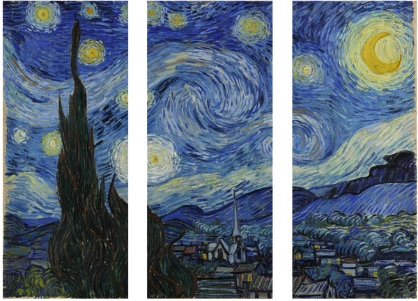 The Starry Night by Vincent van Gogh - Art Panels