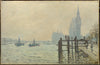 The Thames Below Westminster - Framed Prints