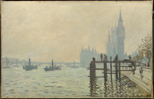 The Thames Below Westminster - Posters