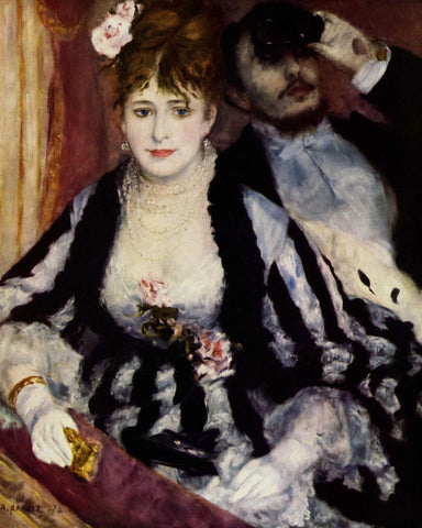 The Theatre Box by Pierre-Auguste Renoir