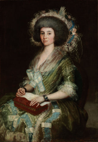 The Wife of Ceán Bermúdez - Posters by Francisco Goya