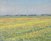 The plain of Gennevilliers, yellow fields - Framed Prints