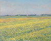 The plain of Gennevilliers, yellow fields - Canvas Prints