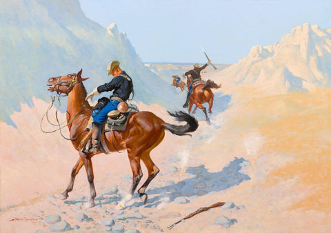 The Advance-Guard - Frederic Remington - Framed Prints by Frederic Remington