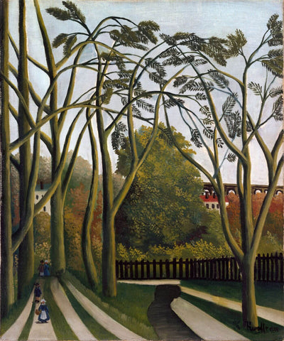 The Banks of the Bièvre near Bicêtre - Henri Rousseau - Posters by Henri Rousseau