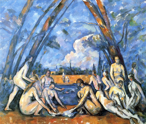The Bathers - Canvas Prints by Paul Cézanne