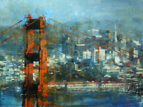 The Bay - Large Art Prints by Teri Hamilton