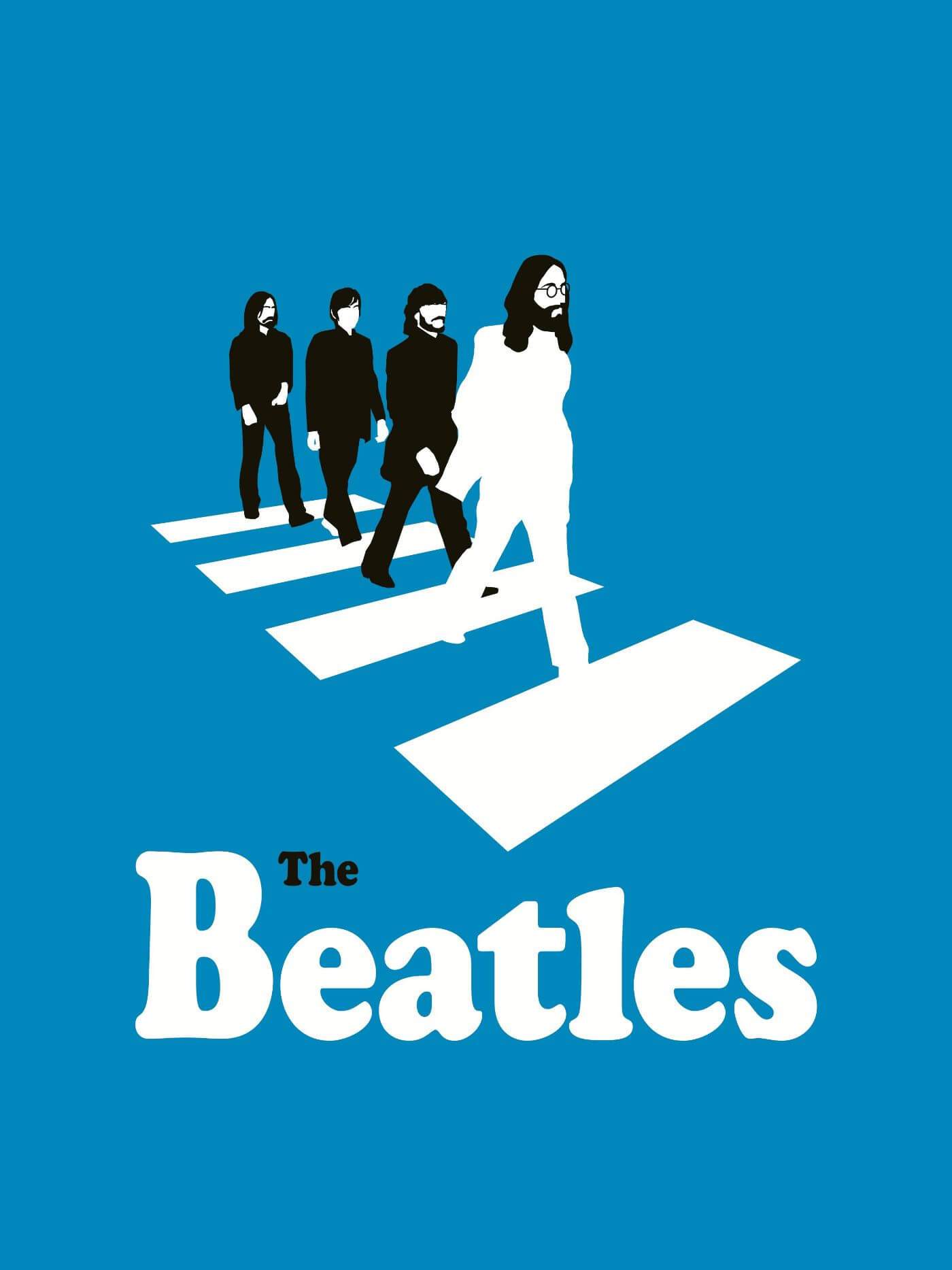 The Beatles - Abbey Road - Graphic Poster - Life Size Posters by