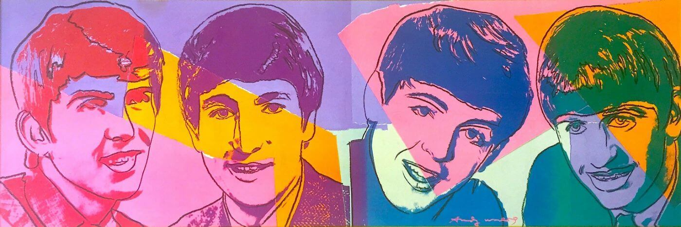 The Beatles - Andy Warhol - Pop Art Lithograph Print Poster - Art