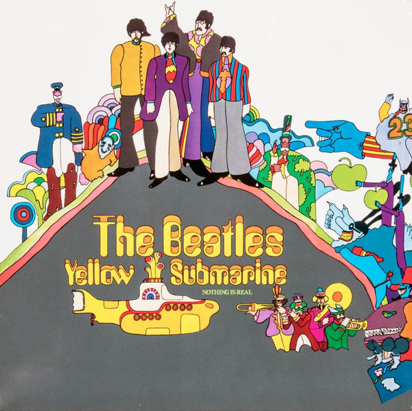 The Beatles - Yellow Submarine - Album Cover Art Graphic Poster - Large Art Prints