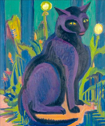The Black Cat by Ernst Ludwig Kirchner