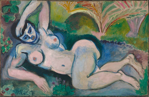 The Blue Nude (Souvenir de Biskra) - Henri Matisse - Framed Prints