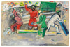 The Carpenters (Les Charpentiers) - Marc Chagall - Posters