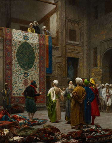 The Carpet Merchant - Large Art Prints by Jean Leon Gerome