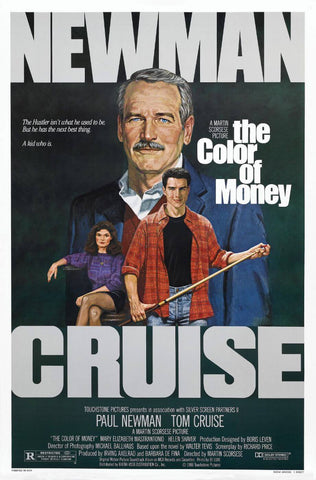 The Colour Of Money - Tom Cruise - Martin Scorcese Collection - Tallenge Hollywood Cult Classics Movie Poster - Large Art Prints by Tim
