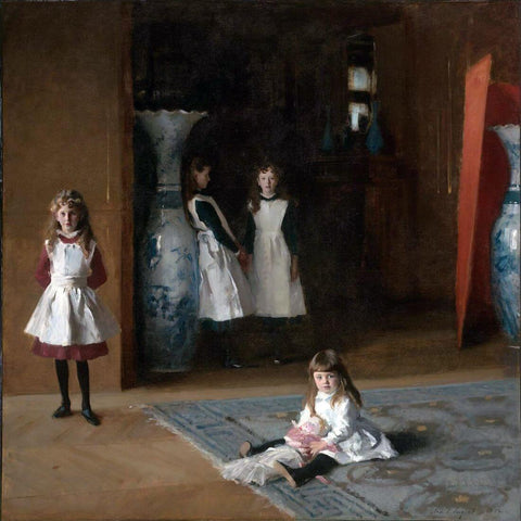 The Daughters of Edward Darley Boit  -  John Singer Sargent Painting - Canvas Prints
