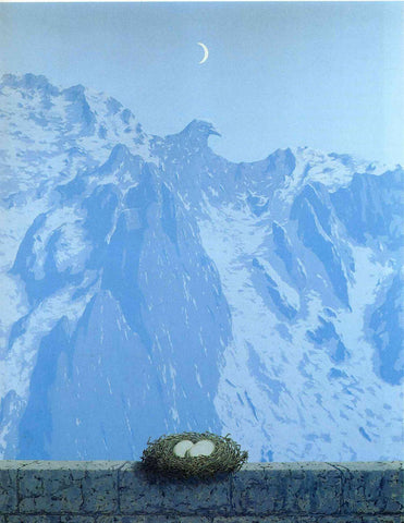 The Domain of Arnheim - René Magritte - Surreal Art Painting - Posters by Rene Magritte