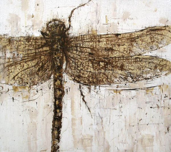 The Dragonfly - Abstract Art Painting - Posters