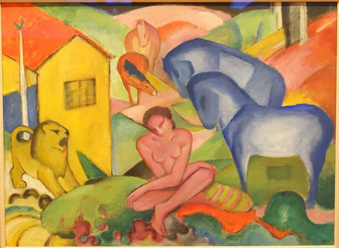 The Dream - Posters by Franz Marc