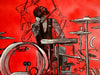 The Drummer - Contemporary Painting - Large Art Prints