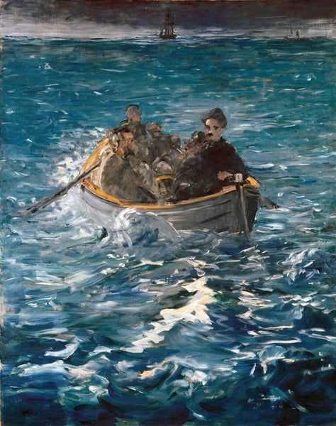 The Escape Of Henri Rochefort (L'évasion de Rochefort) - Edvard Manet - Posters