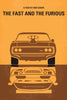 The Fast And The Furious - Minimalist Movie Poster Art - Posters