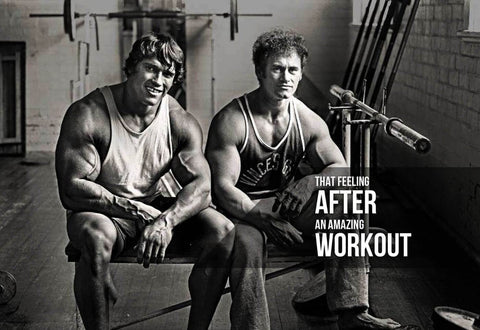 The Feeling After An Amazing Workout - Arnold Schwarzenegger - Framed Prints
