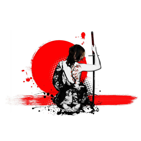 The Female Samurai - Canvas Prints