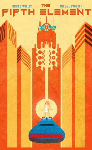 The Fifth Element - Luc Besson - Posters by Henry