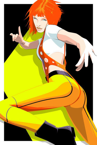 The Fifth Element - Milla Jovovich As LeeLoo - Framed Prints