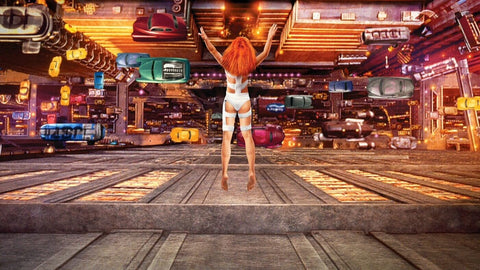 The Fifth Element - Milla Jovovich As LeeLoo II - Canvas Prints by Henry