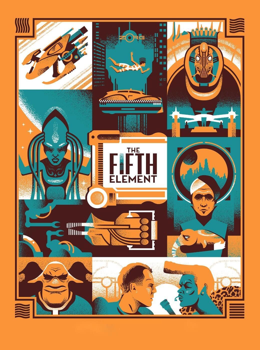 Element Poste 5th Element Poster