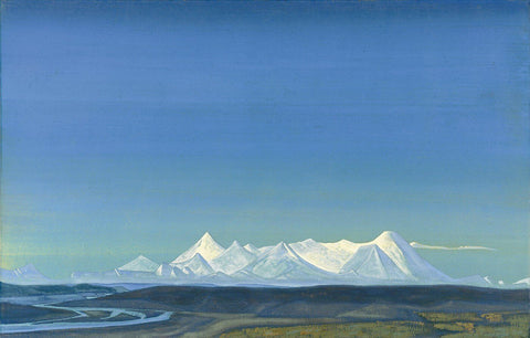 The Greatest and Holiest of Tangla - Canvas Prints by Nicholas Roerich