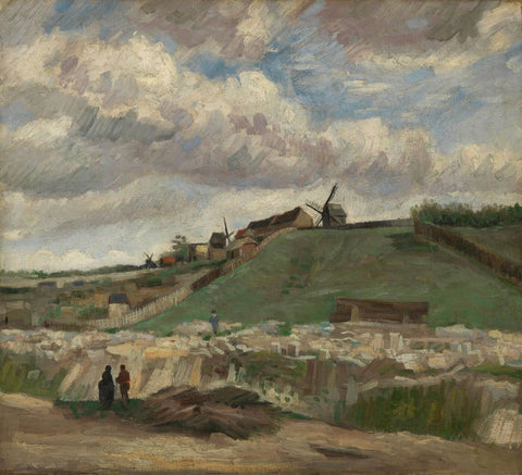 The Hill of Montmartre with Stone Quarry 1886 - Vincent Van Gogh - Life Size Posters