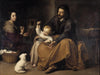 The Holy Family With A Bird ( Sagrada Familia Del Pajarito ) - Bartolome Esteban Murillo - Life Size Posters