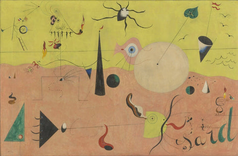 Joan Miro - Paisatge Català (El caçador) - Catalan Landscape (The Hunter) - Art Prints