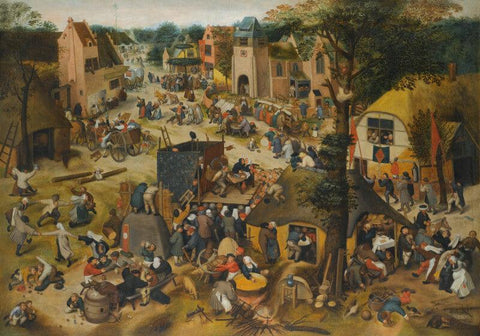 The Kermesse of St George - Large Art Prints by Pieter Bruegel the Elder