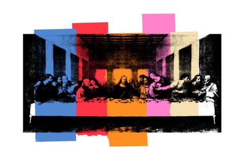 The Last Supper - multi colour - Framed Prints