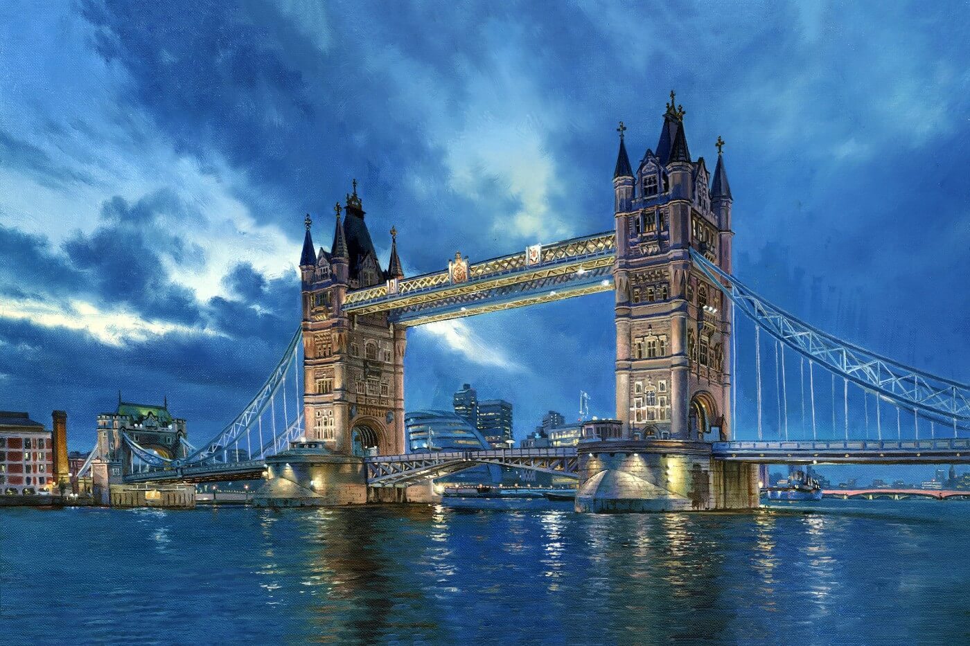 Derain、London:The Bridge、希少画集画、新品額付 Derain、London:The