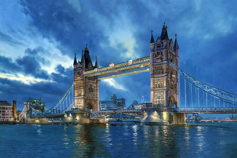 The London Bridge - London Photo and Painting Collection by Sarah