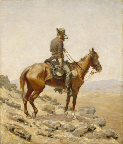 The Lookout - Frederic Remington by Frederic Remington