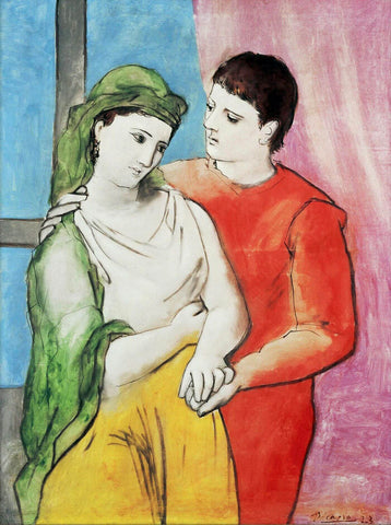 The Lovers - Pablo Picasso - Canvas Prints